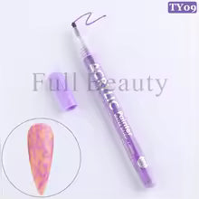 Chrome Gold Polish Nail Art Marker Pen Acrylic Painting Gel