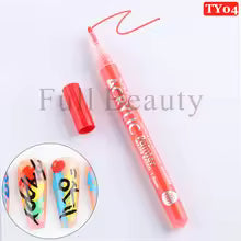 Chrome Gold Polish Nail Art Marker Pen Acrylic Painting Gel