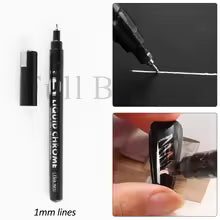 Chrome Gold Polish Nail Art Marker Pen Acrylic Painting Gel