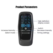 9 Modes EMS Electric Body Massager Low Frequency Pulse TENS Abdominal Electro Stimulator for Muscle Relaxation